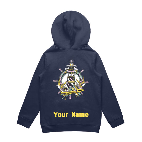 Girls Crew Hoodie - Kids Sizes (add your name) Thumbnail